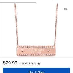 Authentic Michael K Rose good necklace